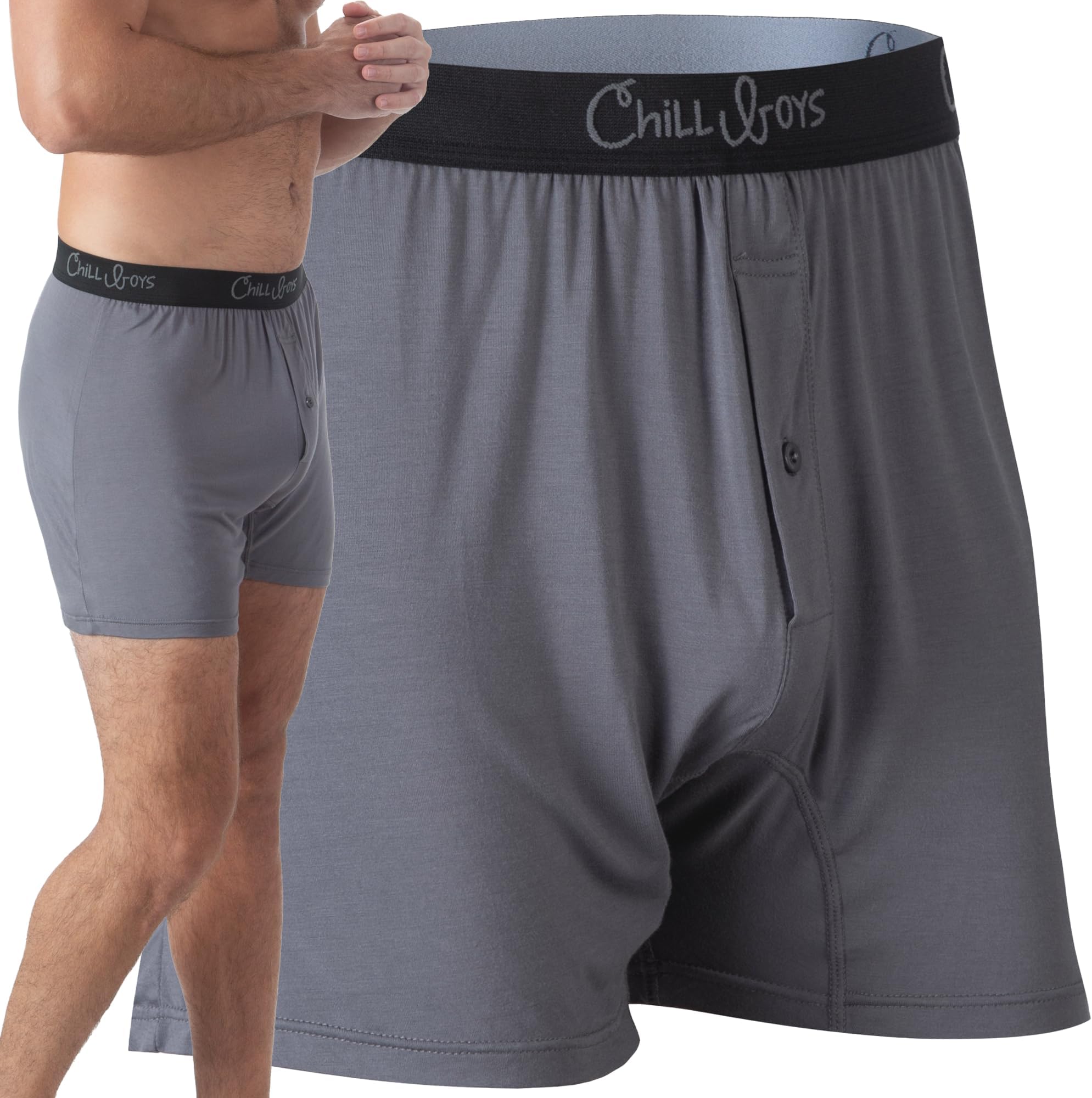 Viscose from Bamboo Boxers for Men - Cool Comfortable, Soft Breathable Men's Underwear - Boxer Shorts