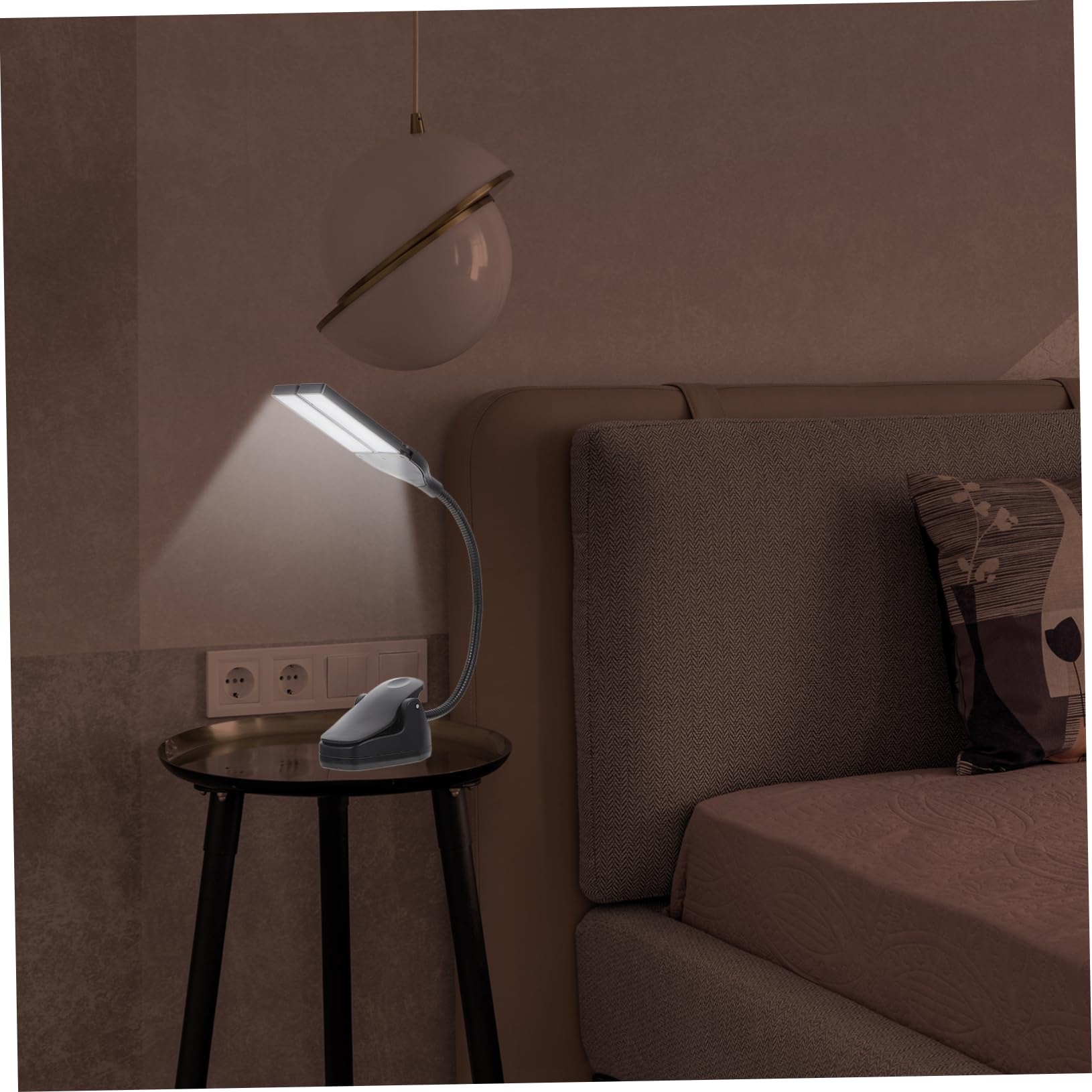 WOONEKY Touch Screen Led Desk Lamp Rechargeable Battery Operated 3 Brightness Levels Perfect for Reading and Studying