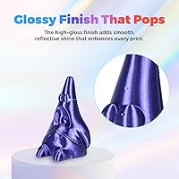 Vista 4 de Flashforge Filamento de impresora 3D de 0.07 pulgadas / 1.75 mm., filamentos de impresora 3D, 2.2 libras / 1 Kg., precisión dimensional de carrete