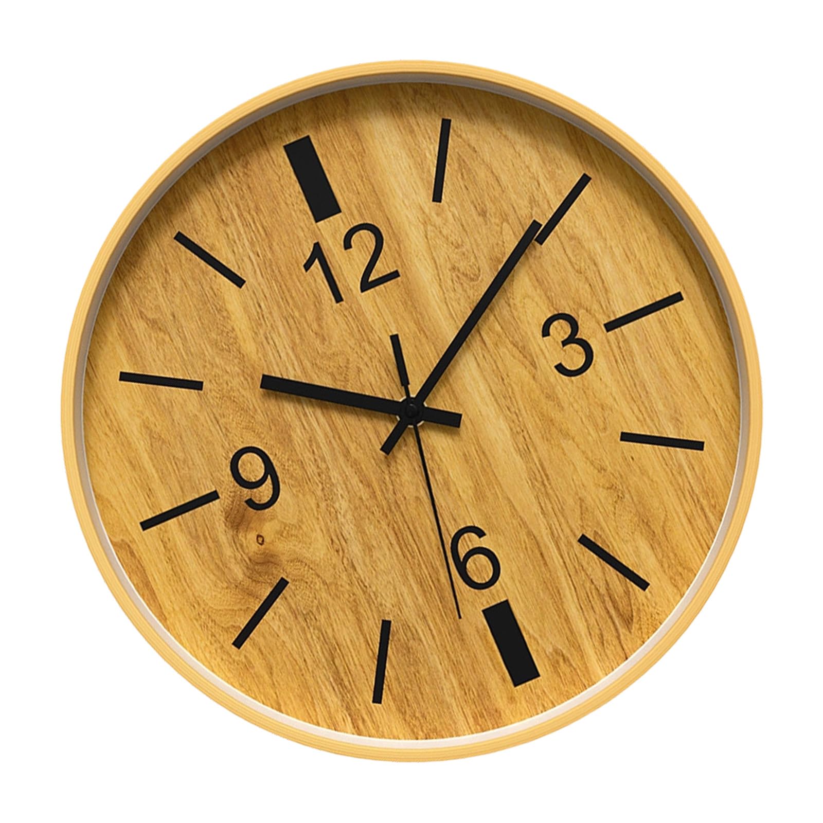 Msioytog Decorative Wall Clock, Battery Operated Wall Clock Silents None Ticking Clocks for Farmhouse, Bedroom, Bathroom Decors No Ticking