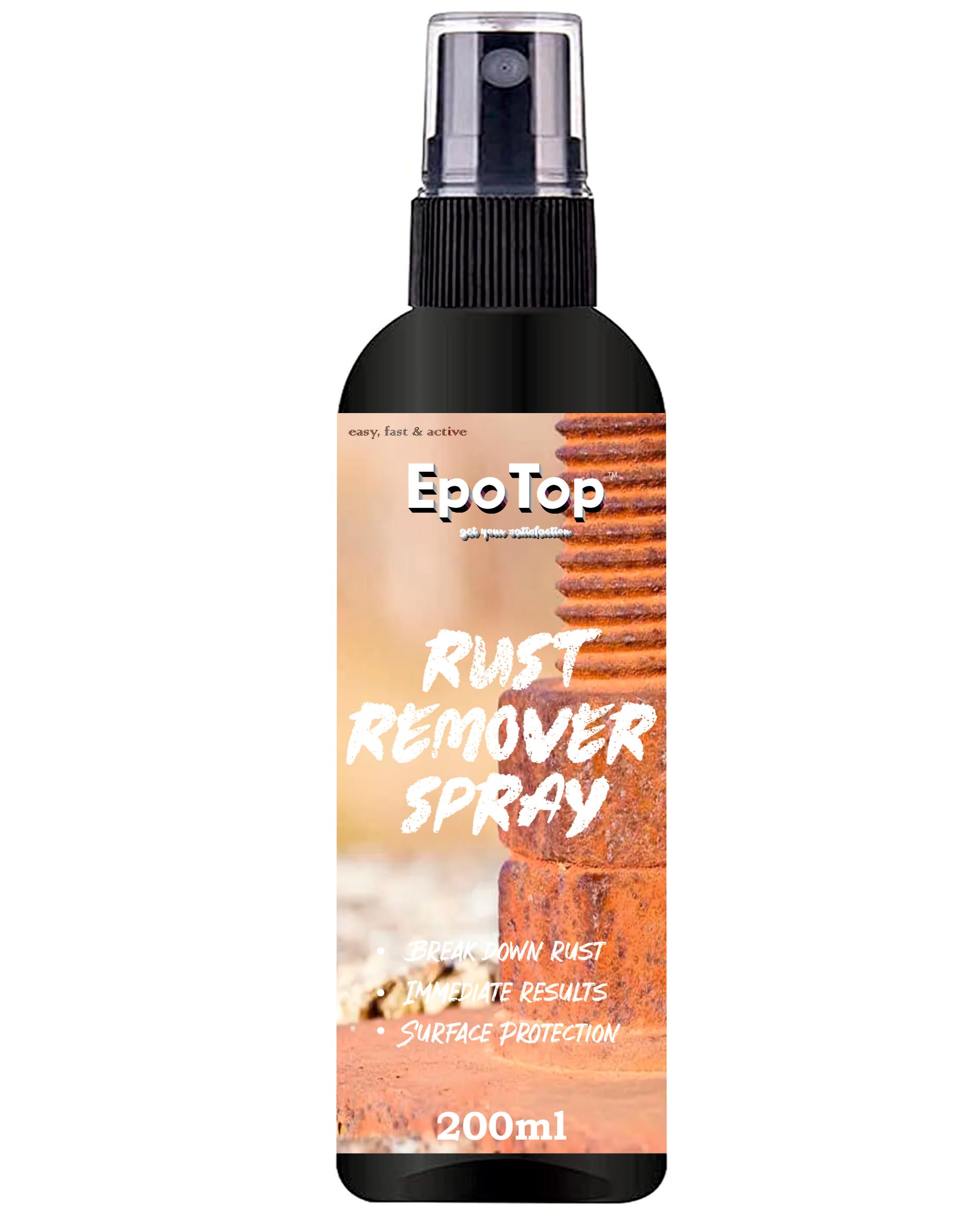 Rust Remover Spray - 200 ml | Loosens Stuck & Rust Parts | Removes Rust from Metal Surfaces | Cleans Restores Shine | Protects Against Corrosion |-picture-35
