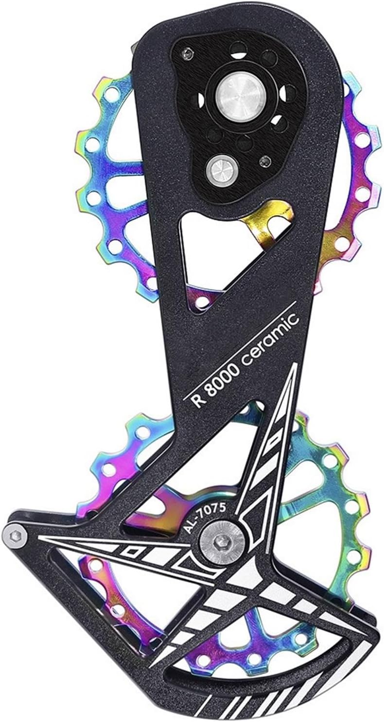 強化電力伝達自転車リアデレイラープーリーホイールセット16Tアルミニウム用R8000 R8800 5800 5700 105 660