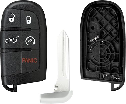 StandardAutoPart Funda de repuesto para llavero inteligente de entrada sin llave para Journey Durango Compass M3N40821302 68066350AB M3N-40821302