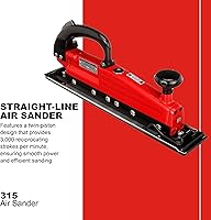 Vista 8 de Ingersoll Rand Lijadora de aire de línea recta 315, almohadilla de 2.75" x 17.5", 3,000 SPM