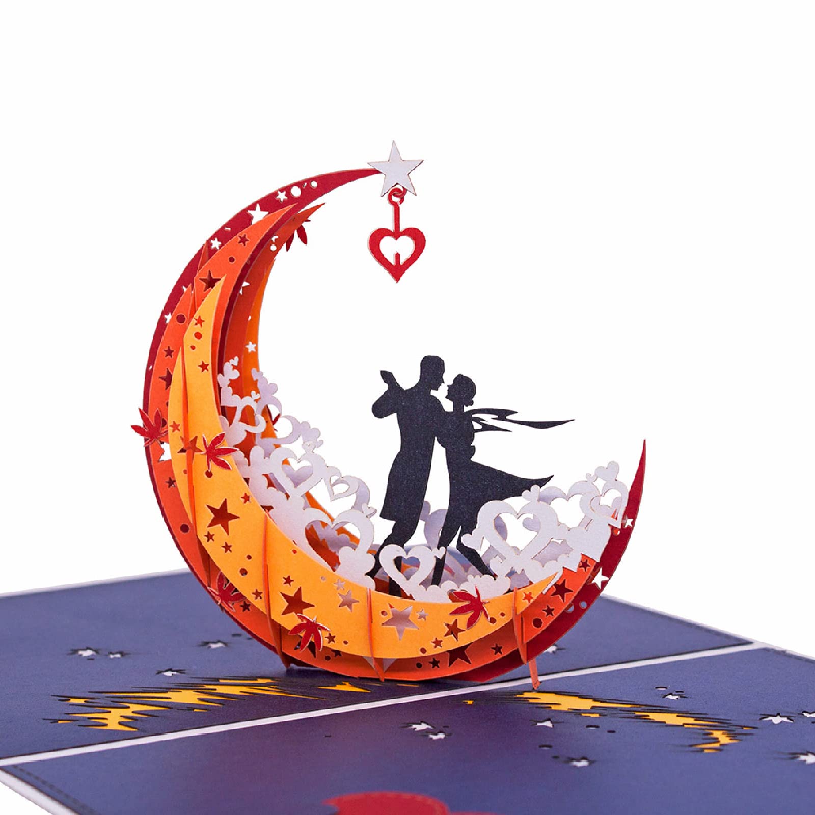 AIT PAPER ART 3D Anniversary Card -Anniversary Card for Her,Birthday Card,Valentines Day Card For Her, Him, Couple, Wife, Husband, Girlfriend,