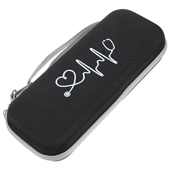 Portable Stethoscope Case for Nurse Essentials Hard Shell Storage Bag Multi-Functional Travel Stethoscope Holder Accessory Pocket