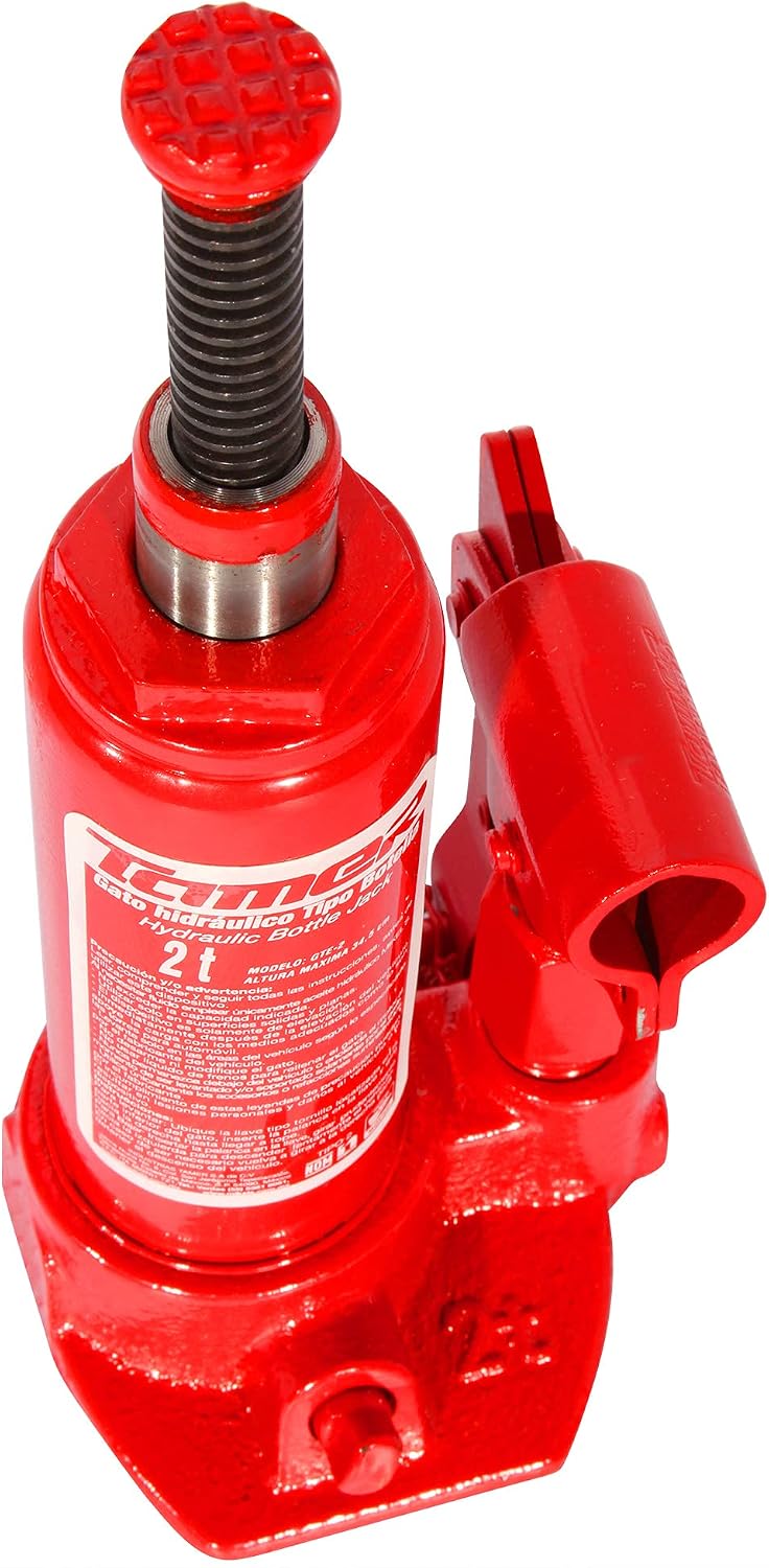 Tamer GTE-2-US Hydraulic Bottle Jack with Extension Screw 2 Ton