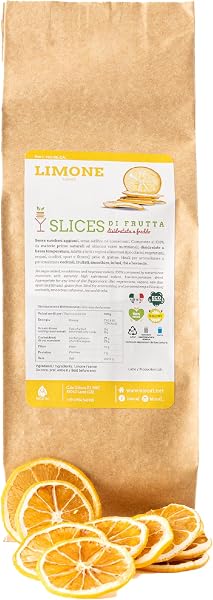 Biocal® - Fette di Limone essiccato naturale per cocktail - 150g - 1