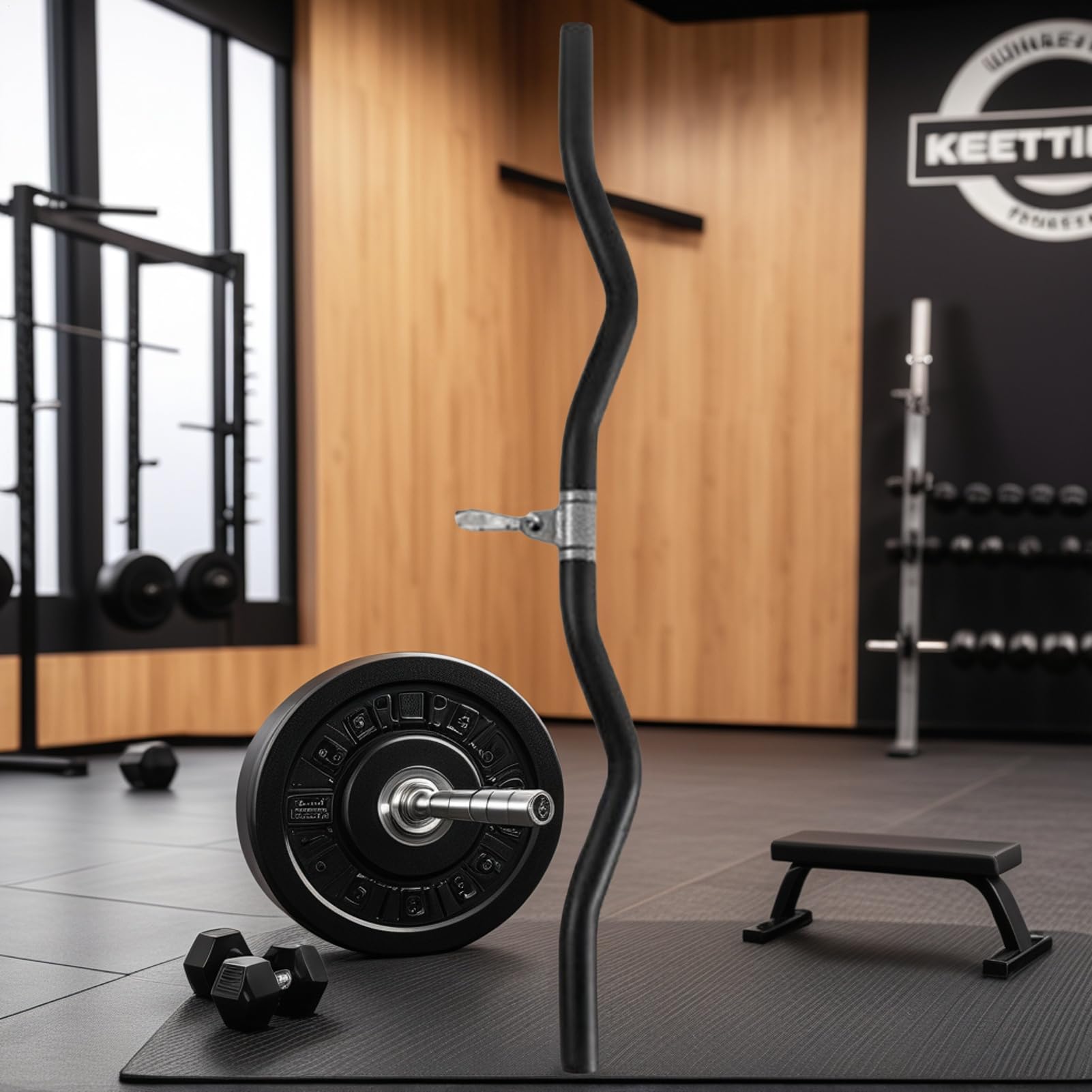 Latzugstange Kabelzugmaschine Zubehör Für Latzug | Ergonomisches Griffstück Für Krafttraining Körperübungen Zu Hause Universell