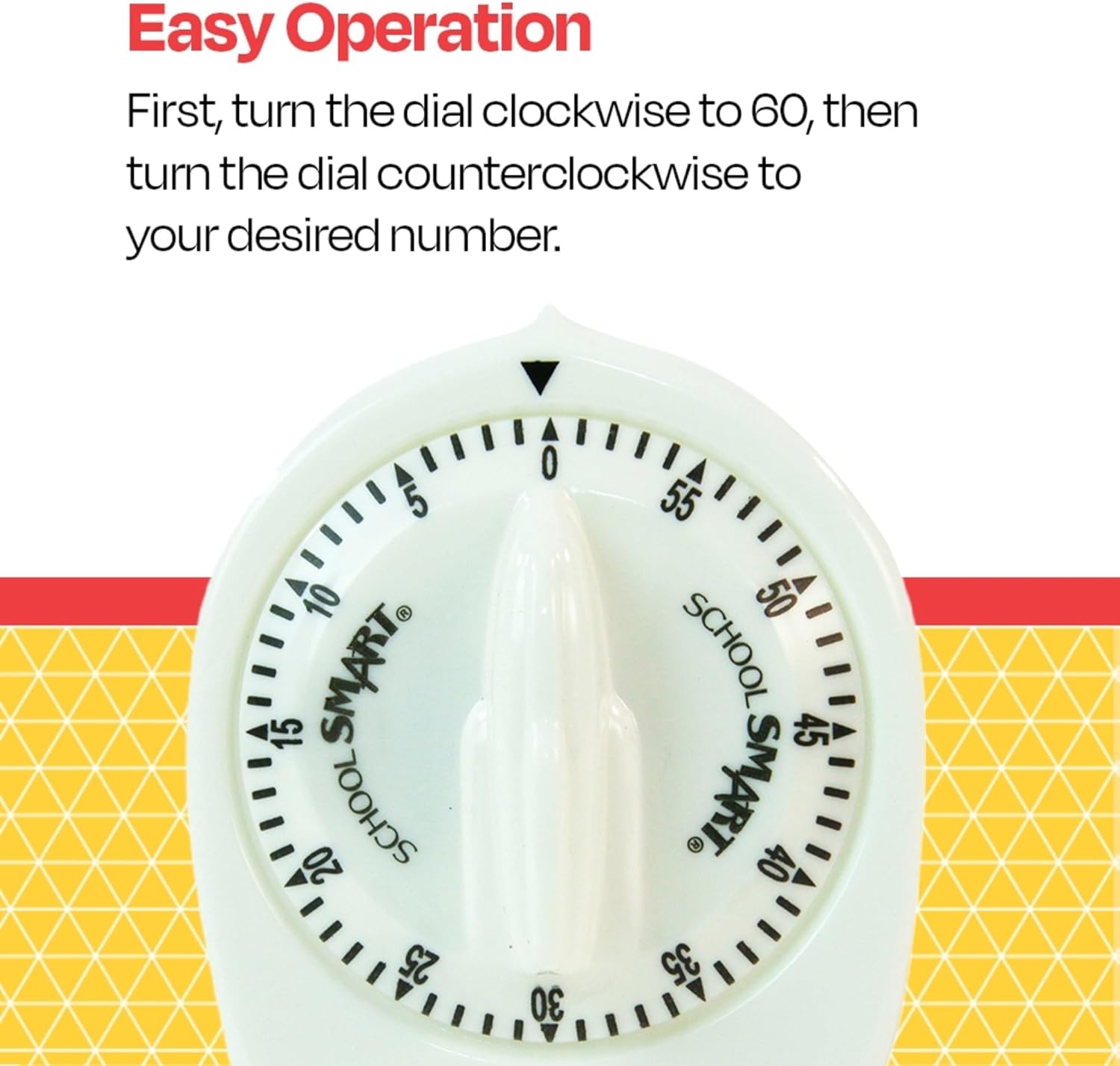 Timer Minute Large Clock Shape - SCHOOL SMART