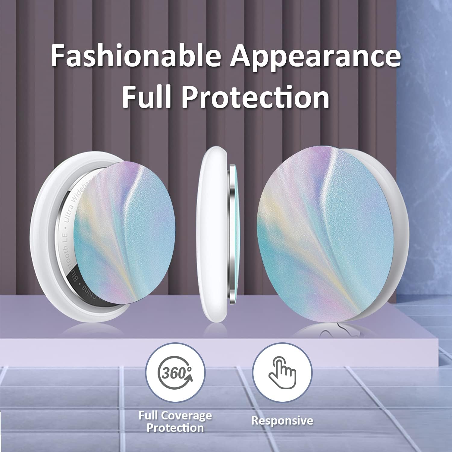 skin sticker for airtag finder matop protective film screen protector compatible for airtag fits with airtag cover keychains loops holders stylish a