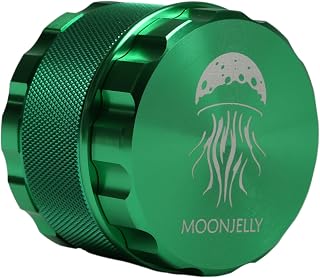 MOONJELLY 2.5" Grinder Mill | Quick-Turn Aluminum (Green)
