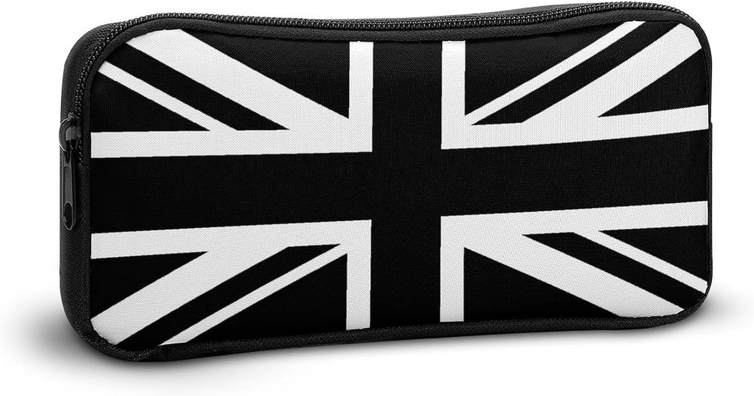Flag of The United Kingdom Black Travel Cosmetic Bag Makeup Bag image 5