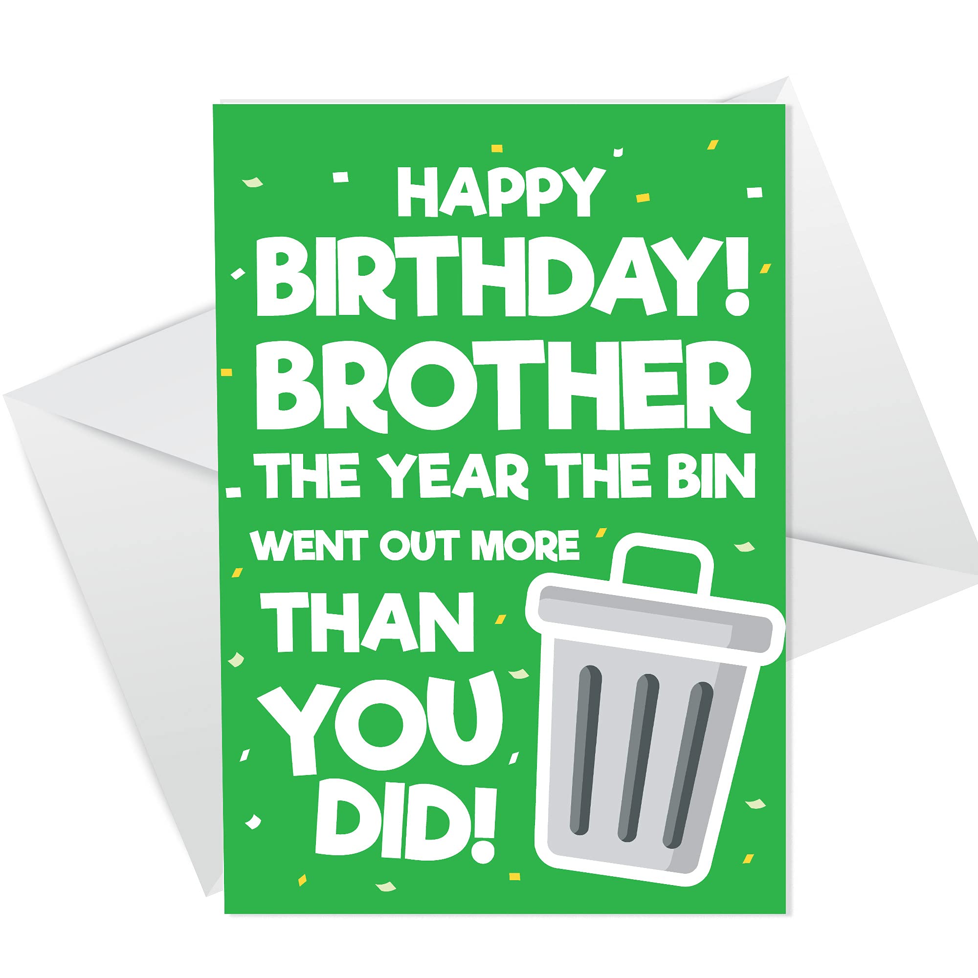 Funny Birthday Card For Brother Lockdown Design Novelty Birthday Card For Him