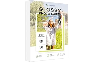 Enhance Your Photos with Goefun's 5x7 Glossy Photo Paper