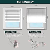 Vista 8 de CHICOLOGY - Persianas de madera falsa, cortinas de ventana, persianas de madera, cortinas para ventanas, tratamientos para ventanas, cortinas