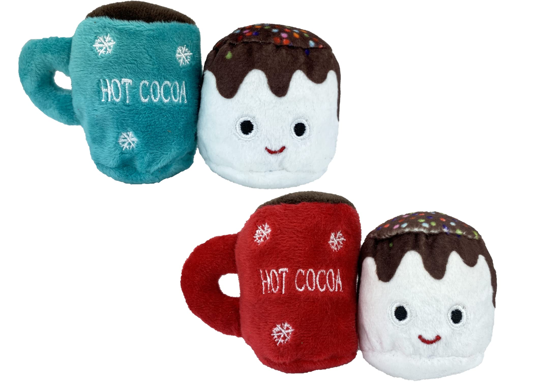 Amazon.com: Multipet Hot Cocoa with Marshmallow Cat Toy, 3 Inches