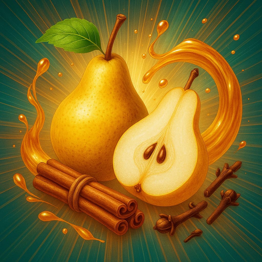 Pear Solstice - gruszka cynamon goździk Aromat Koncentrat - wegański - Sasami - 100ml