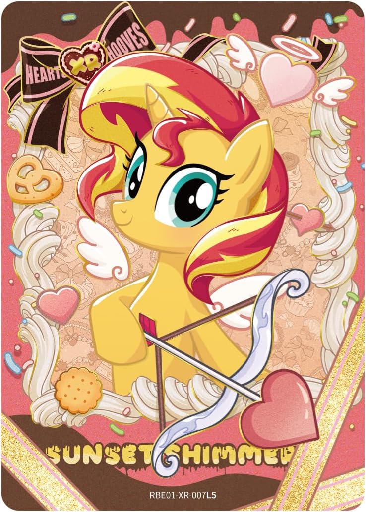 KAYOU My Little Pony Friendship Eternal Cards, Rainbow Edition English Series 1, Display Box, 20 Packs, 146 Cards, 10 Rarity Levels