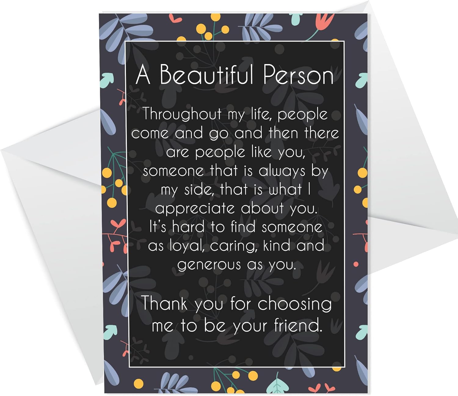 Special Best Friend Female Birthday Card Floral Design Thank You Card For Her