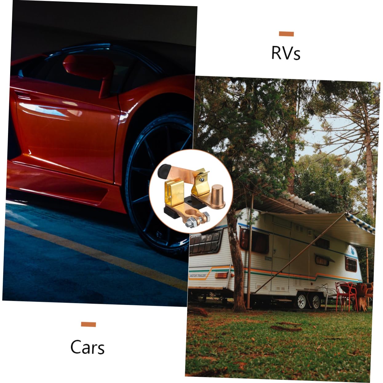 HAPINARY Battery Isolator Kill Switch Marine Battery Cut-off Rv Boat Disconnect Easy Install for Auto Car