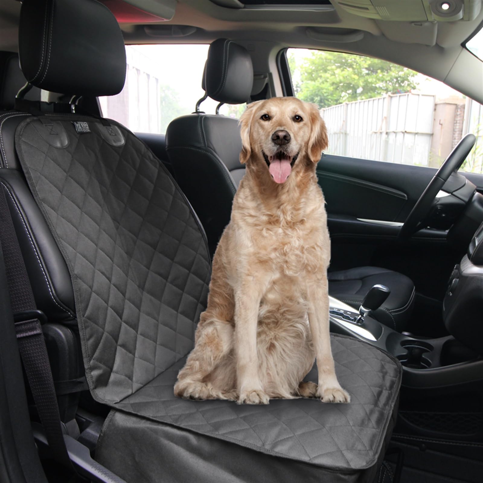 Funda Perros Coche Manta de Coche para Perro, Funda Protectora para Asiento de Coche, Almohadilla para Perro, arnés de Seguridad de Viaje Protector Coche Perros
