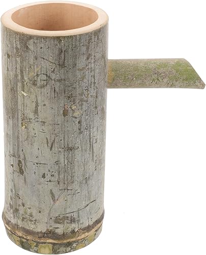 Abaodam Fuente de agua china de la suerte, decoración de plantas de jardín zen, accesorios pequeños, decoración para pecera, fuente de agua, fuente