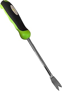 Garden Guru Dandelion Weeder Tool with Ergonomic Handle - Stainless Steel Weed Puller for Planting, Weeding, Flower and Vegetable Care in Lawn Garden Yard | Rust Resistant