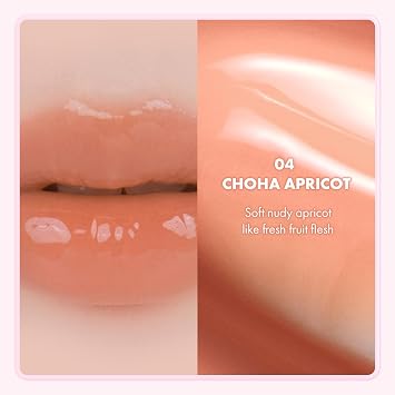 rom&nd The Juicy Lasting Tint Mini | Glossy Lip Tint | Apricot | 1oz