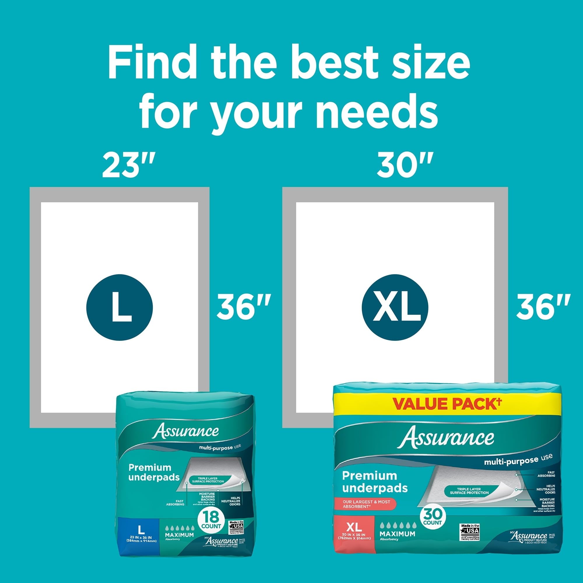 Beck's Classic Plaidbex Underpad - 7118P-Pbea - 18