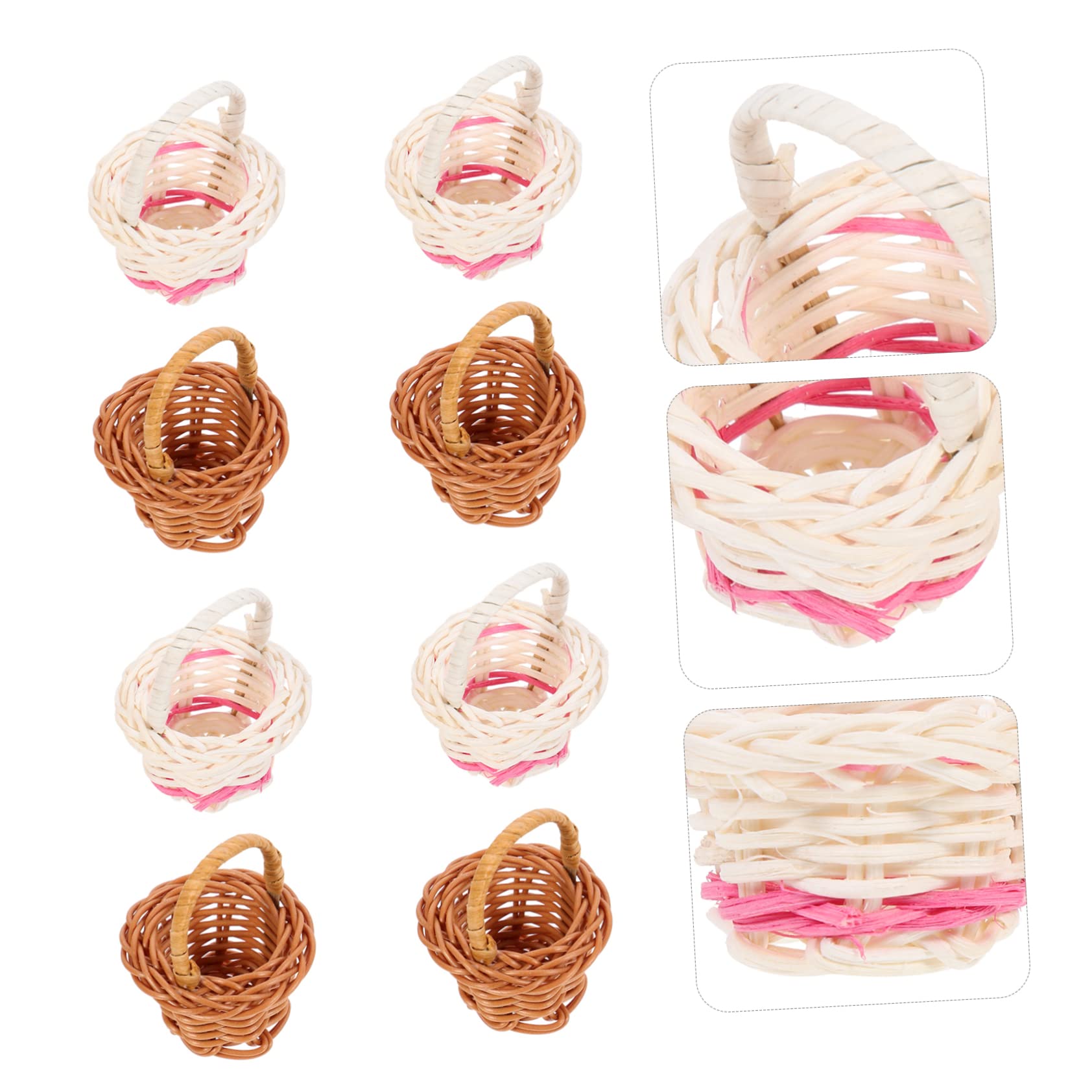 60stücke Kleine Geflochtene Körbe Für Hochzeiten Partys Und Vielseitige Süßigkeiten-behälter Kaffee Für Dekoration Und Geschenkverpackung