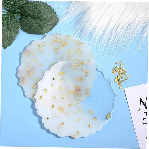 Miniatura 9 de SEWACC 6 cajas de recinto epoxi accesorios de perlas mini moldes de silicona colgante de cristal kit de resina epoxi precioso relleno de resina de