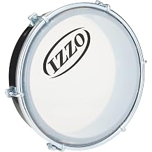 Izzo 6" ABS Tamborim, Black, 6-Inch 6553