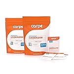 Carpe On-the-Go Antiperspirant Underarm Wipes (Pack of 2 Boxes) for Sweat Blocking, Deodorizing, and Cleansing When You\'re On the Move - 30 Residue Free, Individually Wrapped Wipes