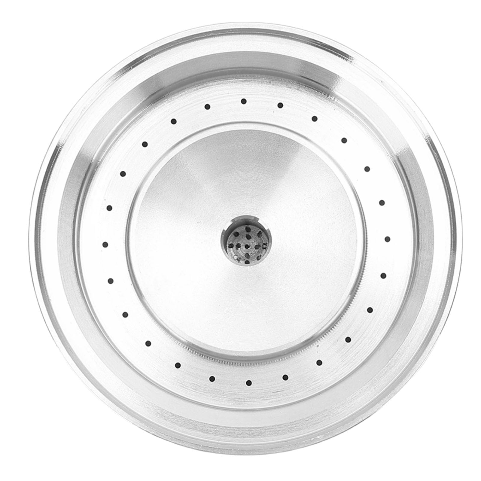 Generic Cápsula de café Reutilizable de Acero Inoxidable, Cápsula Rellenable de 80ml, Solución de Limpieza Práctica para Máquina de café, Uso Doméstico