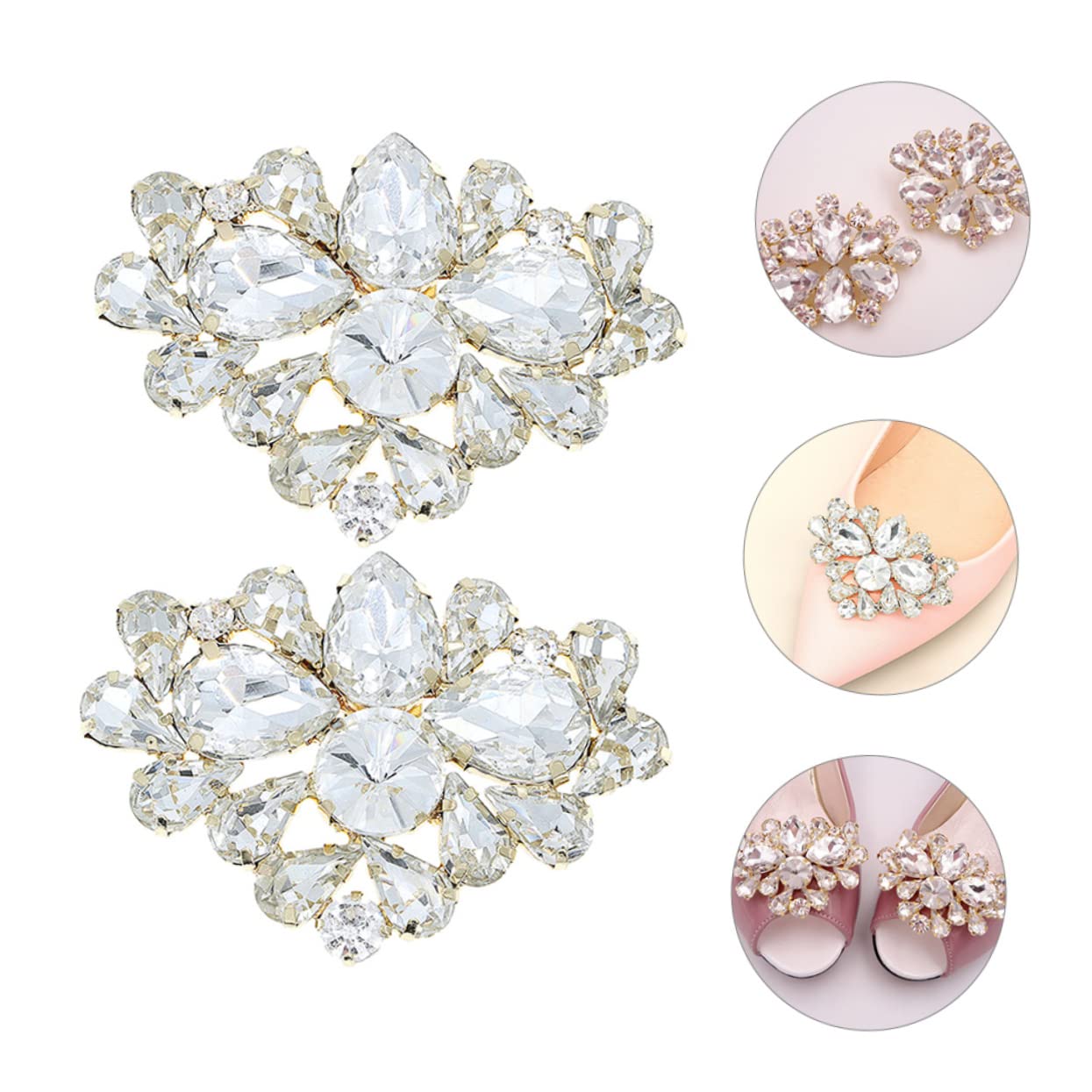 GALPADA 10pezzi Decorativi Accessori Scarpe Fibbia Per Scarpe Charm Per Matrimonio Per Cerimonie e Speciali