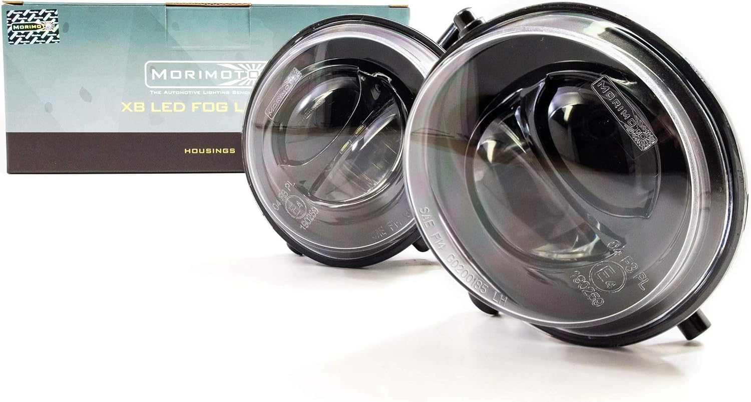 Morimoto XB LED Foglights, Type Z Plug and Play Foglight Housing Upgrade, Fits Mazda Miata MX-5 2006-2015, DOT Approved Assembly with White LED Chips, UV Resistant, 10 Year Warranty (1x LF200)