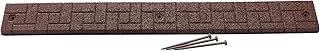 Rubberific Premium Rubber Angled Terracotta Landscape Edging - 4 ft. Lon...