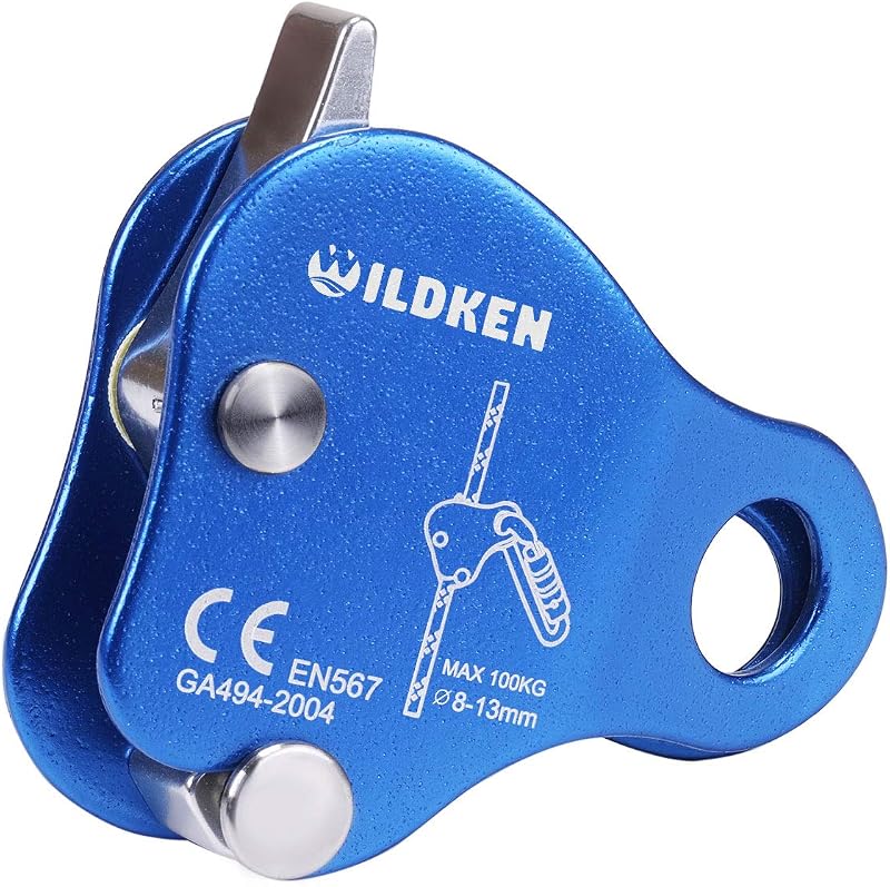 Climbing Ascender Fall Protection Belay Device Climbing Rope Grab | Ascender for Rock Climbing Mountaineering Tree Arborist Expedition Caving Rescue Aerial Work