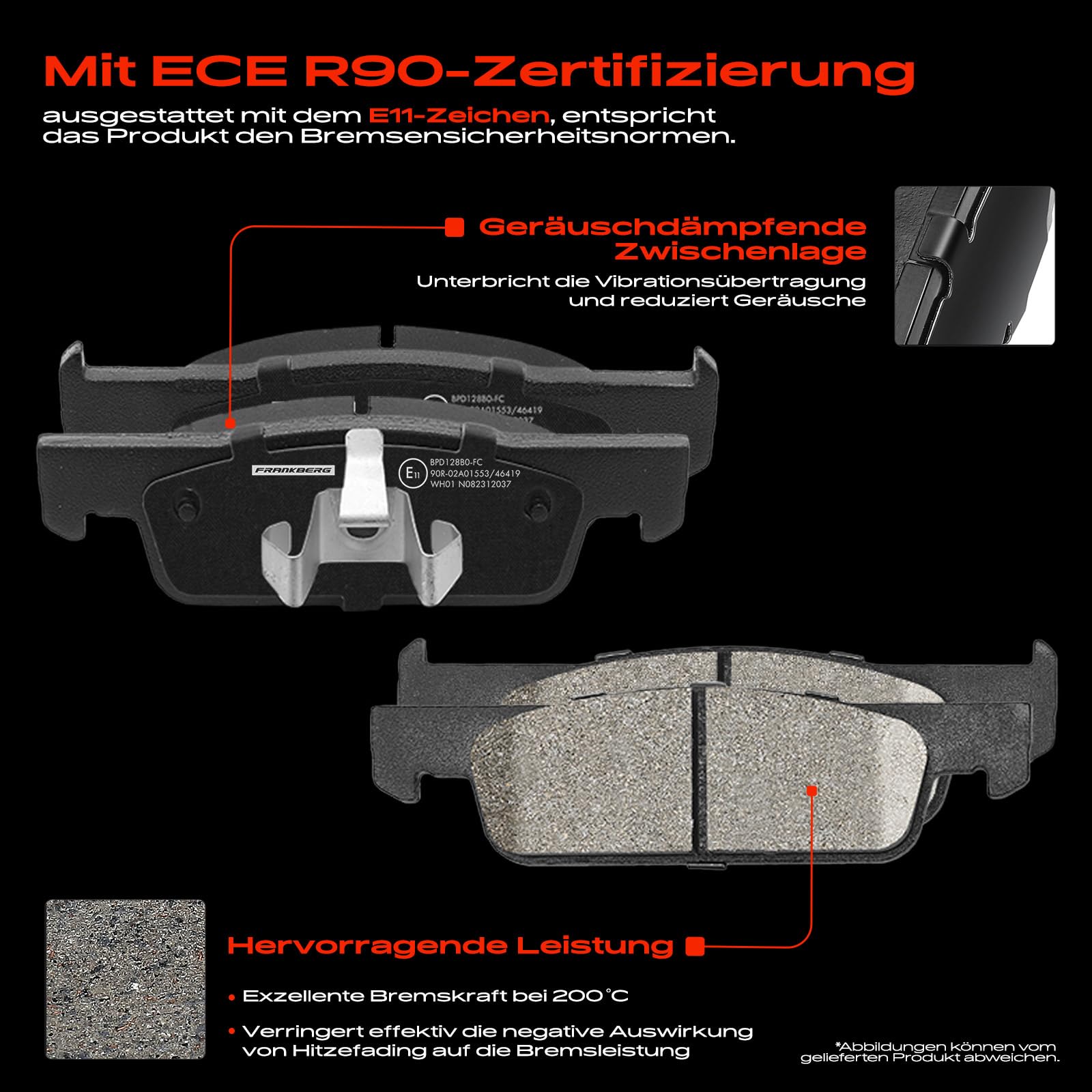 Frankberg 2x Bremsscheiben + 4x Bremsbeläge Vorne 4534211400