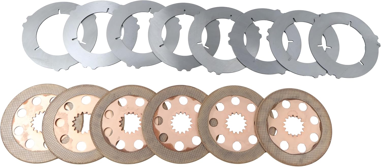 6&8 Brake Plates Kit 450/10211 450/10212 Compatible With JCB Backhoe Loader 1400B 1550B 1600B 1700B 214 215 216 217 3C 3CX 3D