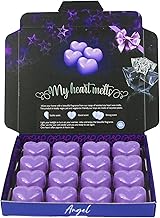 Angel Wax Melts: 16 x 5g Heart Shaped Wax Melts Scented and Inspired by Angel Perfume in a Presentation Gift Box, Vegan & Pet Friendly, Cruelty Free, Handmade in UK, Candle Alternative