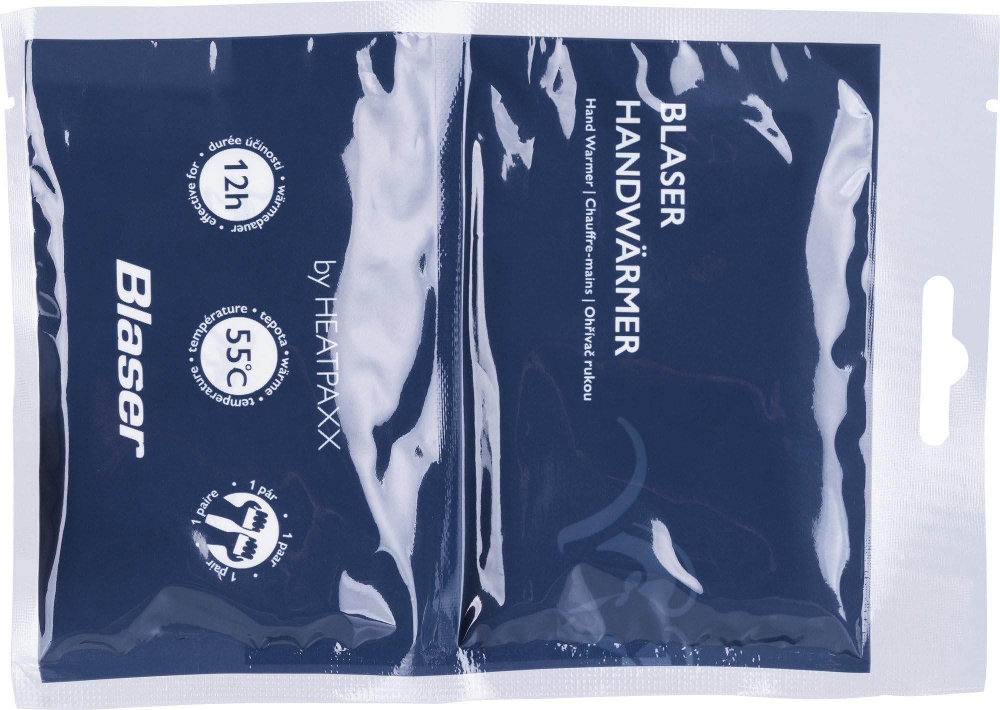 Blaser – Handwärmer | Wärmekissen für Jagd & Outdoor | bis 55 °C Wärme für 12 h | Einweg | 40er-Pack | Größe 5 × 9 cm