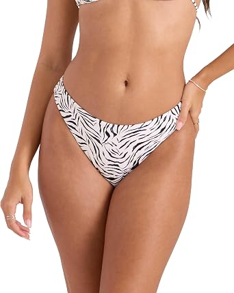 Volcom Womens Simply Seamless Skimpy Swimsuit Bikini Bottom