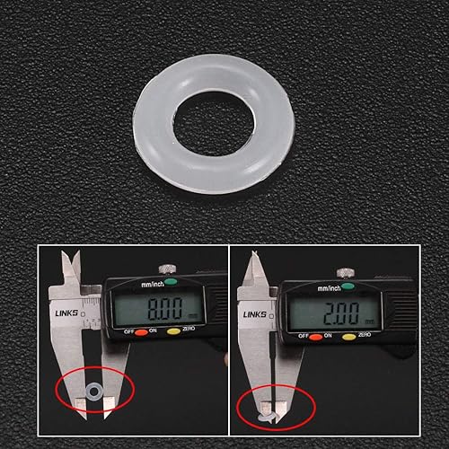 Miniatura 3 de uxcell Juntas tóricas de silicona, 0.315 in OD 0.157 in ID 0.079 in Ancho VMQ Junta de sello para válvulas de compresor reparación de tuberías,