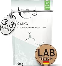 CaAKG Highly Dosed Powder | Supply Pack (100g) +3.3 Months | Premium Vegan Calcium-Alfaketoglutarate | 1000mg Calcium-AKG Per Serving | DE Tested Lab