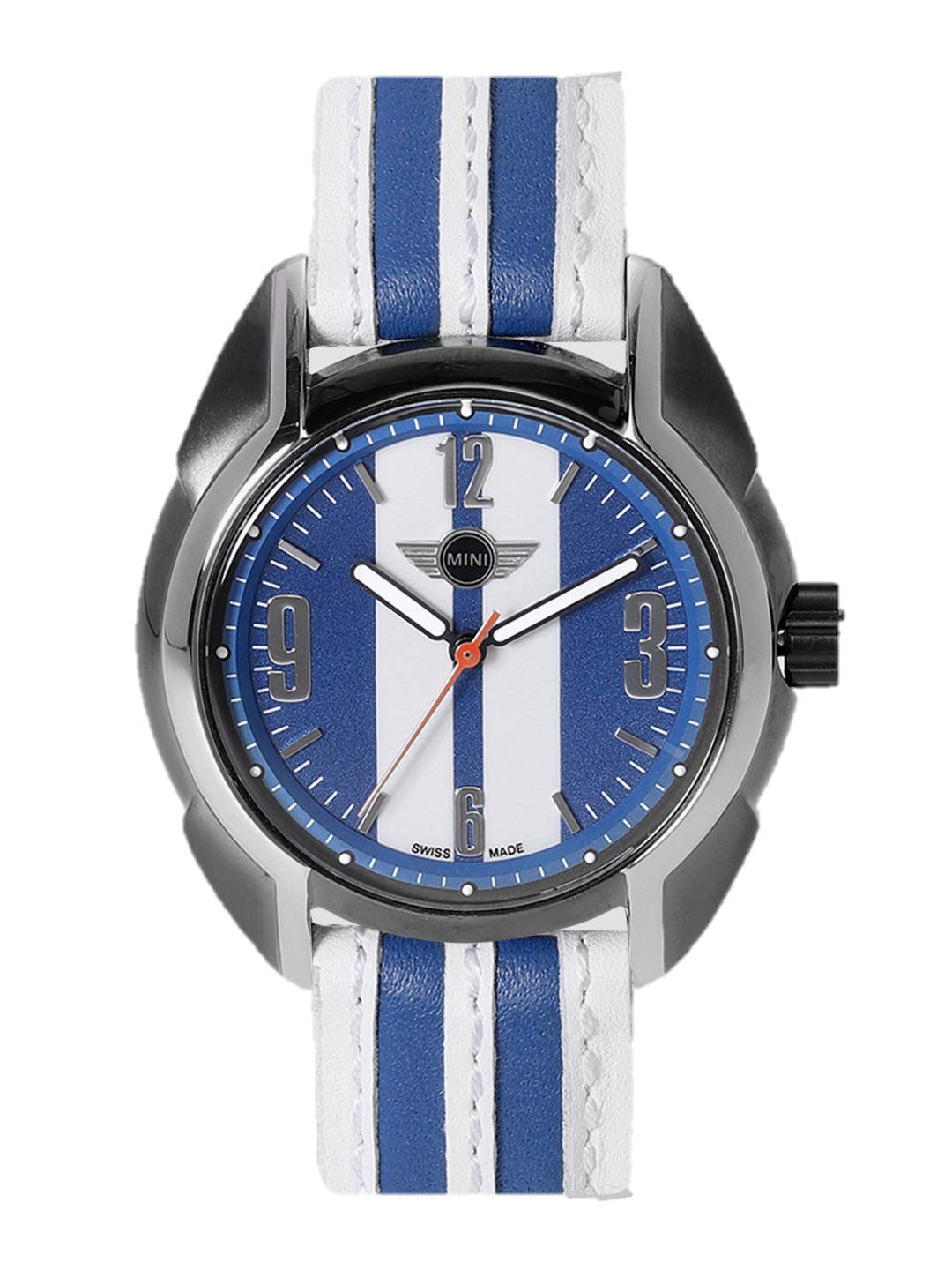 MINI Cooper Analog Mens Watch COOPER80 (White Dial Multi Colored Strap) (B0040SZP4E) Amazon Price History, Amazon Price Tracker