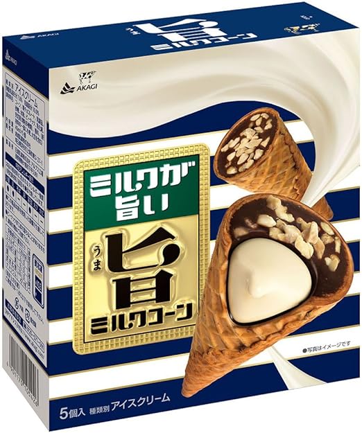 Amazon 赤城乳業 ミルクが旨い旨ミルクコーン 40ml 5本 6箱 赤城乳業 アイスクリーム 通販
