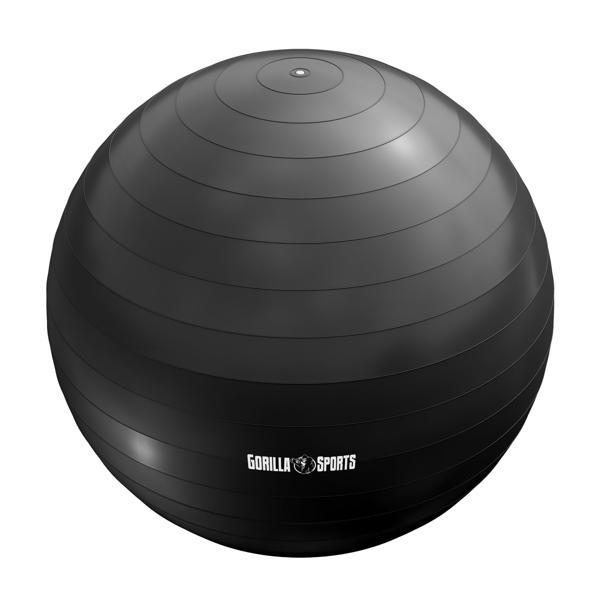 GORILLA SPORTS® Gymnastikball - inkl. Luftpumpe, 55cm, 65cm oder 75cm, bis 500kg Belastbar, Anti-Burst, rutschfest, Farbwahl - Sitzball Büro, Yoga Ball, Balance Ball, Fitnessball, Trainingsball