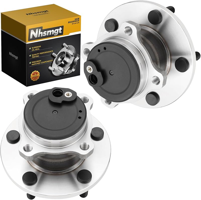 Par de cubos com rolamento de roda traseira 512347 Nhsmgt para Mazda 3 e Mazda 5 – 2 unidades